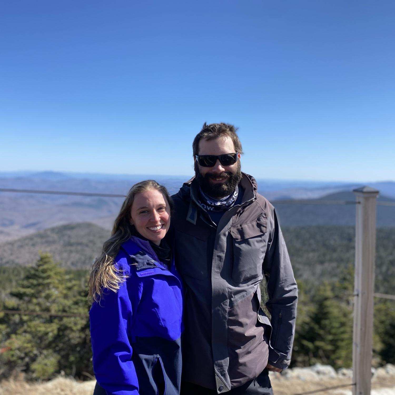 Our first ski trip together, Killington Mountain