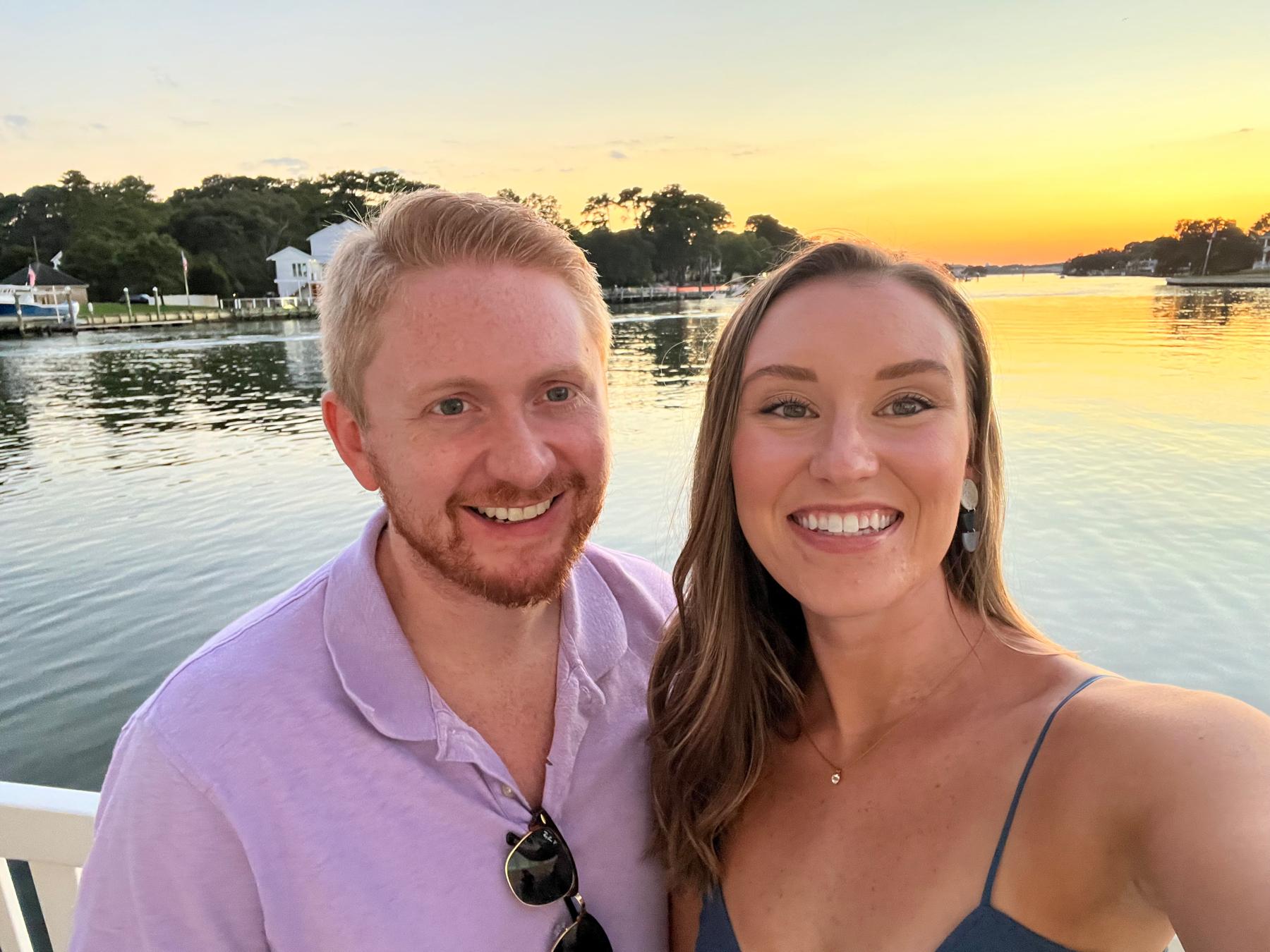Sunset drinks at the Porch
