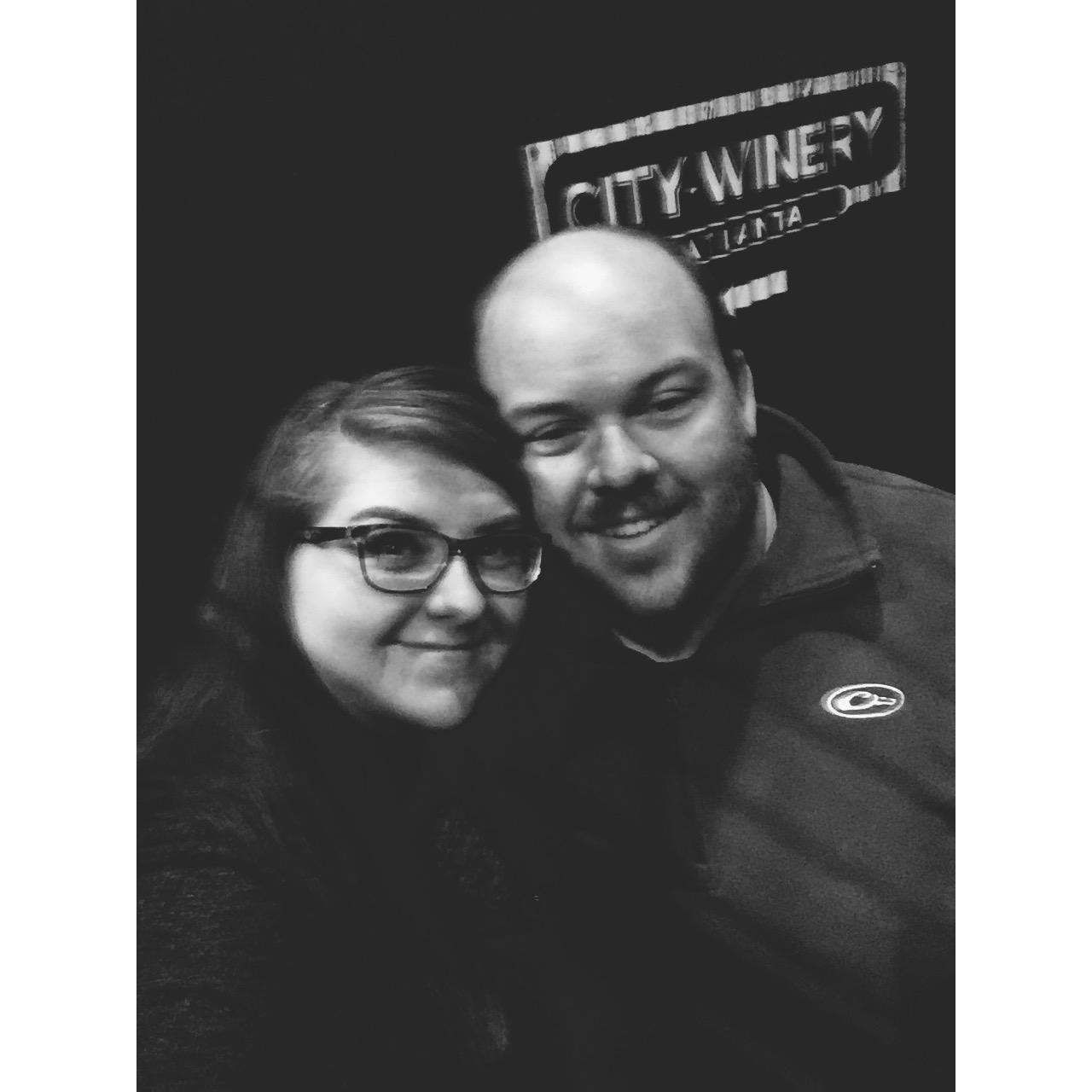 Caleb sneakily got me tickets to see Jake Shimabukuro (a famous ukulele player) at City Winery for Valentine's day at the suggestion of my Uncle Vito.