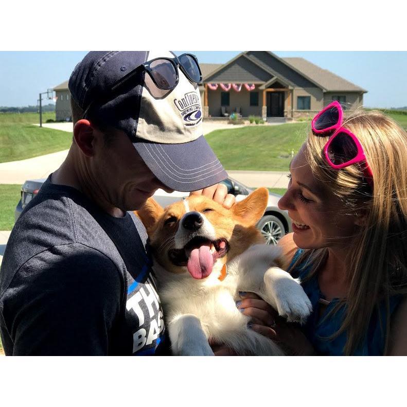 One of our favorite photos with Fitz before we left for Cory's fam reunion. He's obviously the most photogenic in our family.