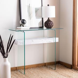 Kayley Modern Glass Console Table