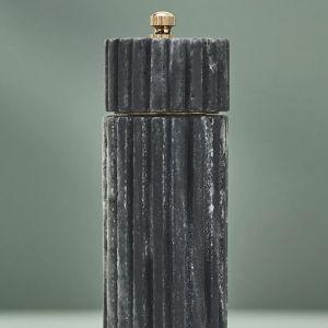 Ribbed Marble Grinder - Black