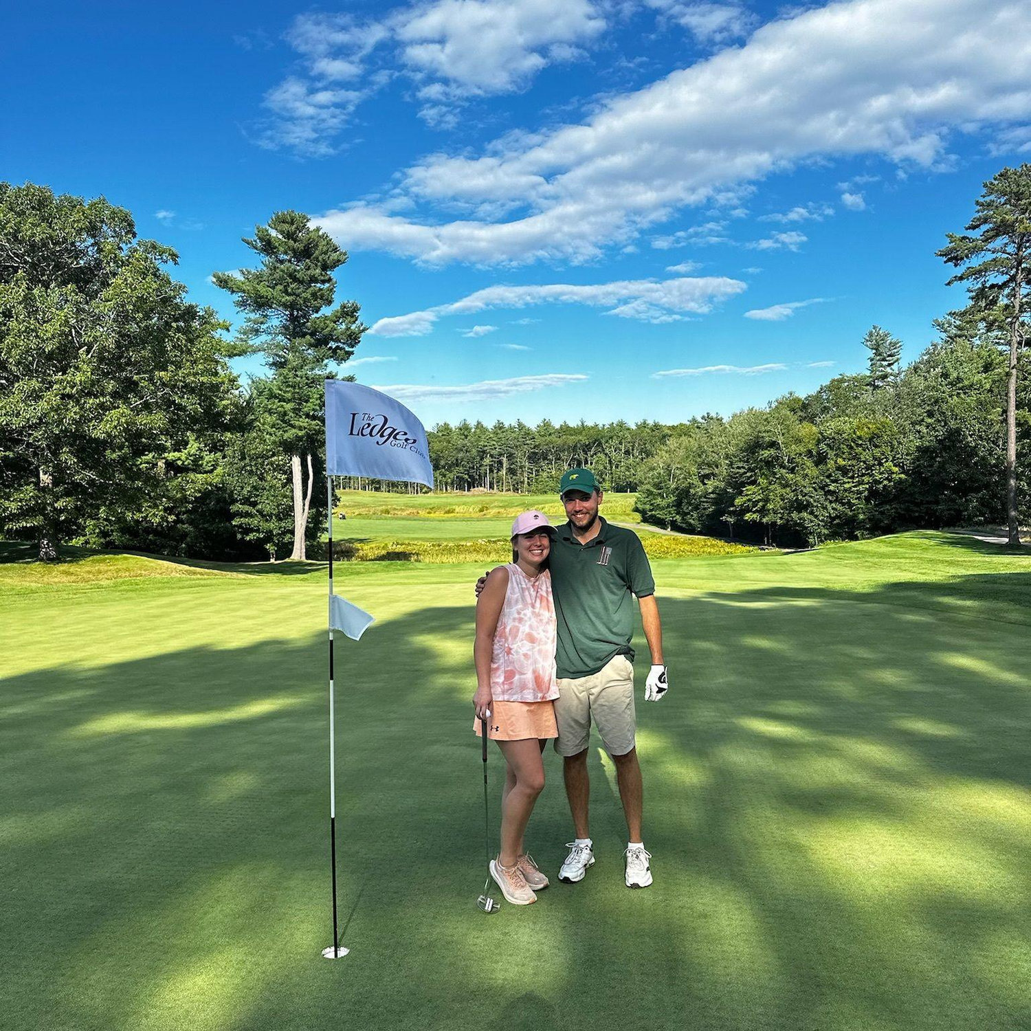 After a round of golf at The Ledges in York, ME.