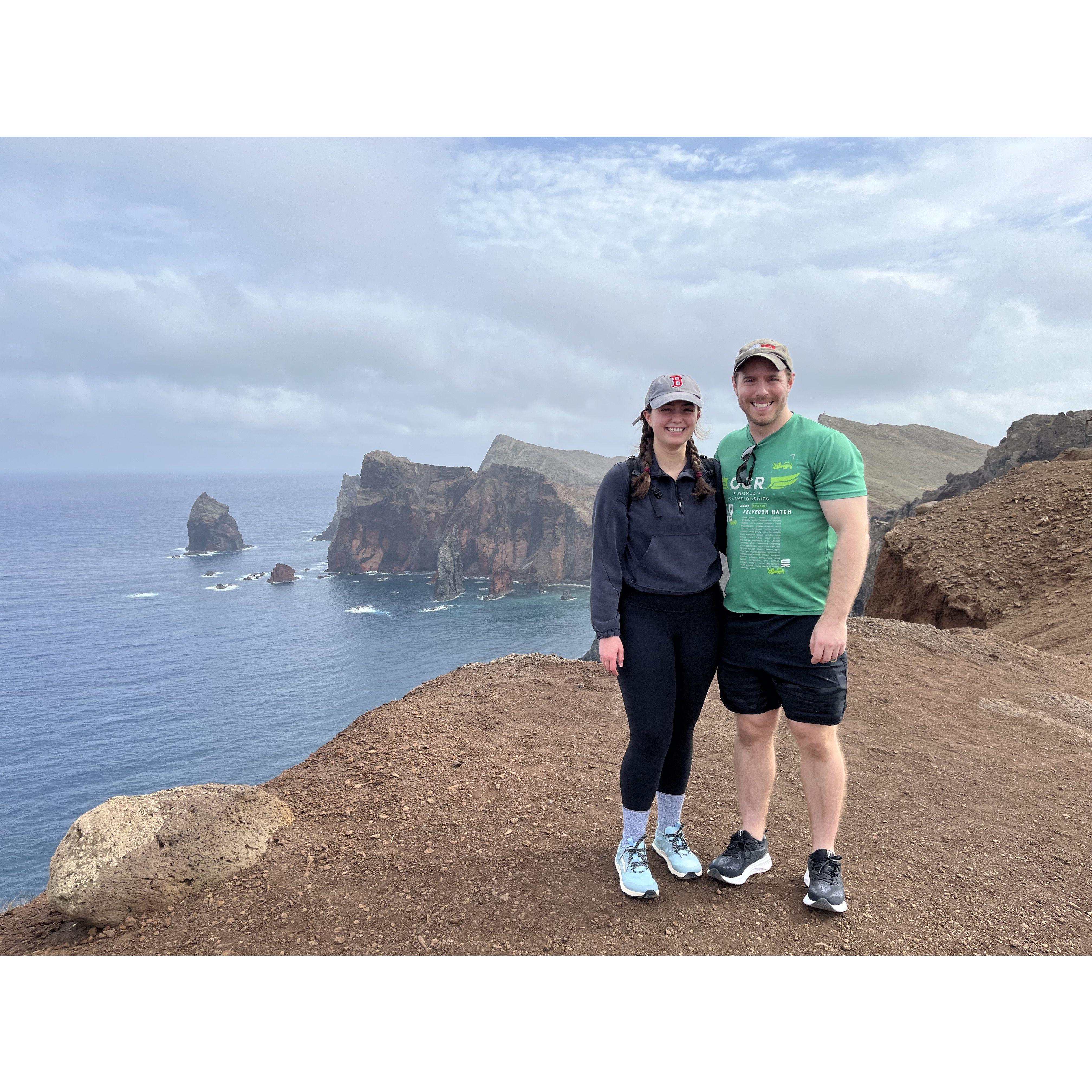November 2024 - hiking the edge of the island in Madeira, Portugal