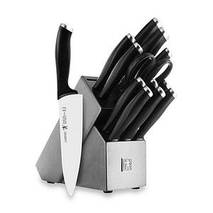 J A Henckels International - J.A. Henckels International Silver Cap 14-Piece Knife Block Set