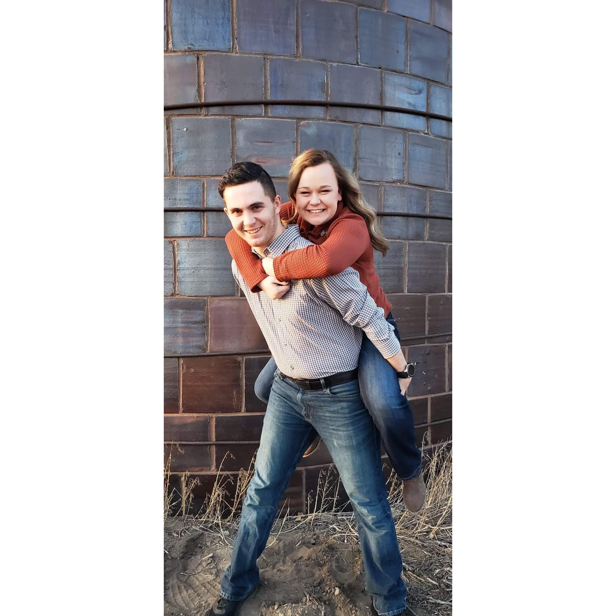 If you know Jordan, you know he does not like getting pictures taken... at all. So, I convinced him to do a mini photoshoot with me as part of my Christmas present.