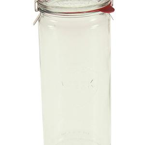 Weck 908 Cylindrical Jar, 1 Liter - Set of 6