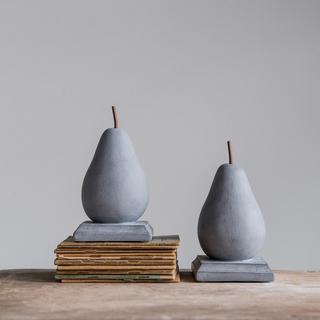 Resin Pear Bookends