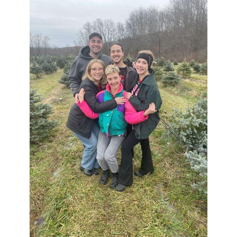 Family goes to get our Christmas trees together!