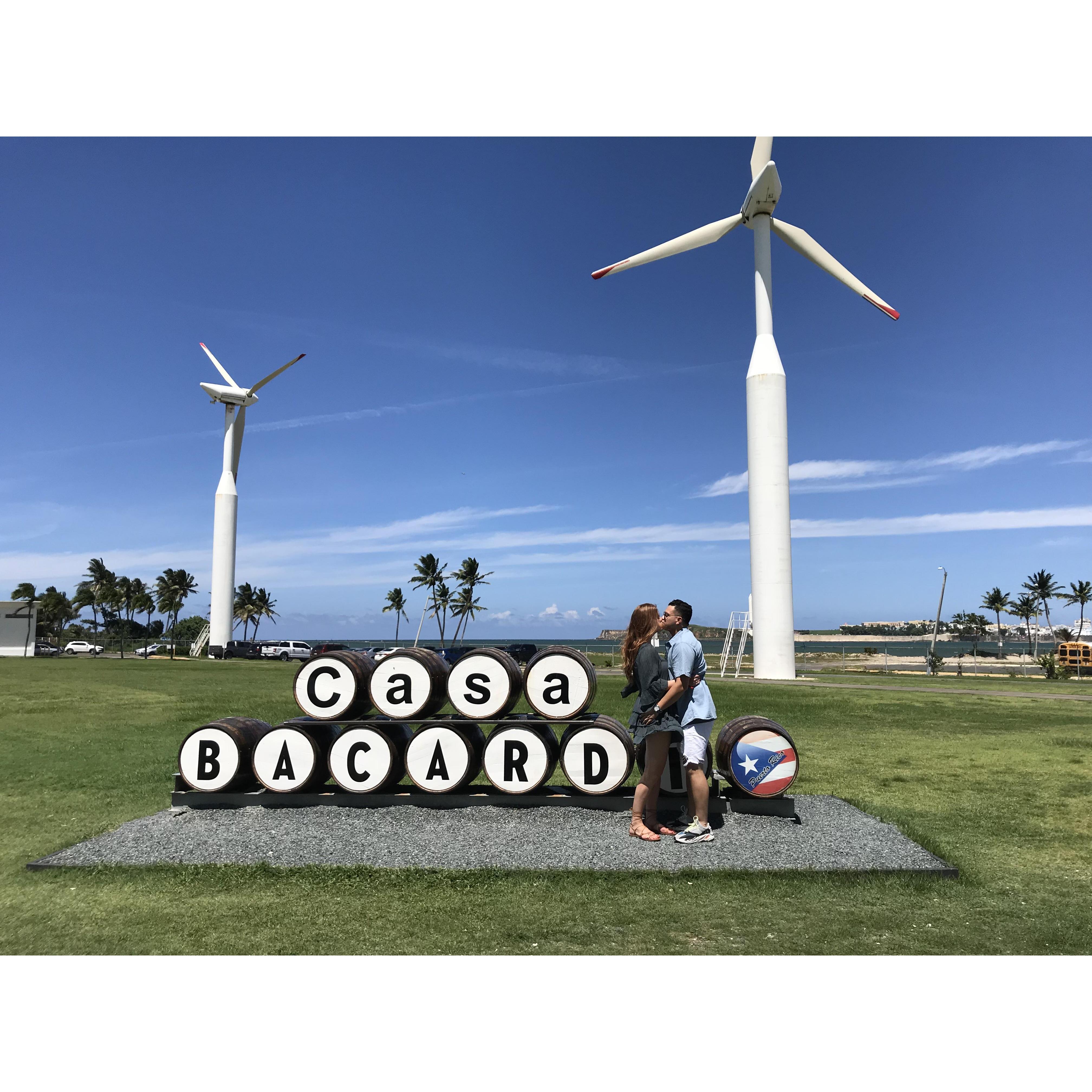 Sipping rum in Puerto Rico