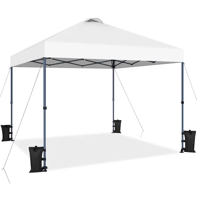 Yaheetech 10x10 Pop Up Canopy with One Push Setup , White