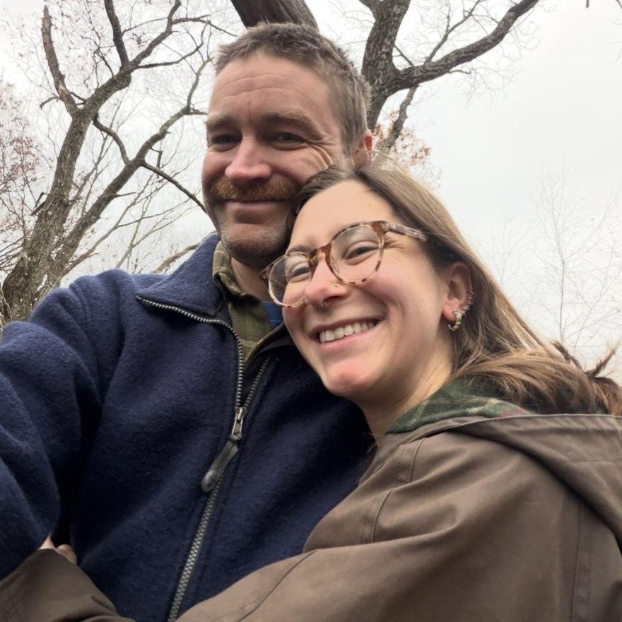 11/15/25 ˗ˋˏ ♡ ˎˊ˗ When Kyler proposed at Miller's Point in French Creek State Park ❤︎ Note the fabulous green earrings!