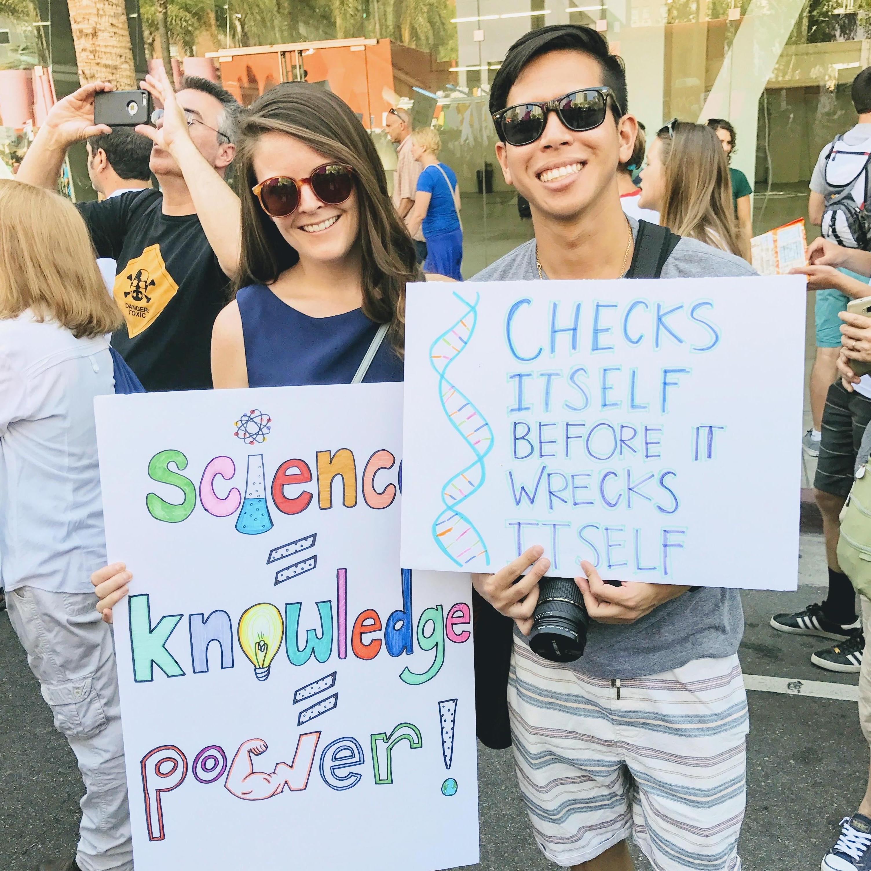March for Science, in DTLA
