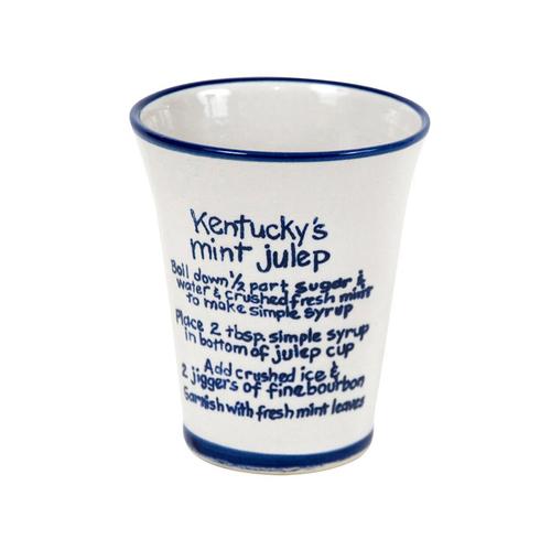 11oz Julep Cup with Mint Julep Recipe