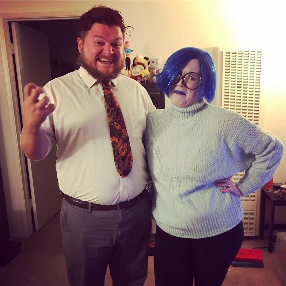Anger and Sadness from Inside Out- Halloween 2019