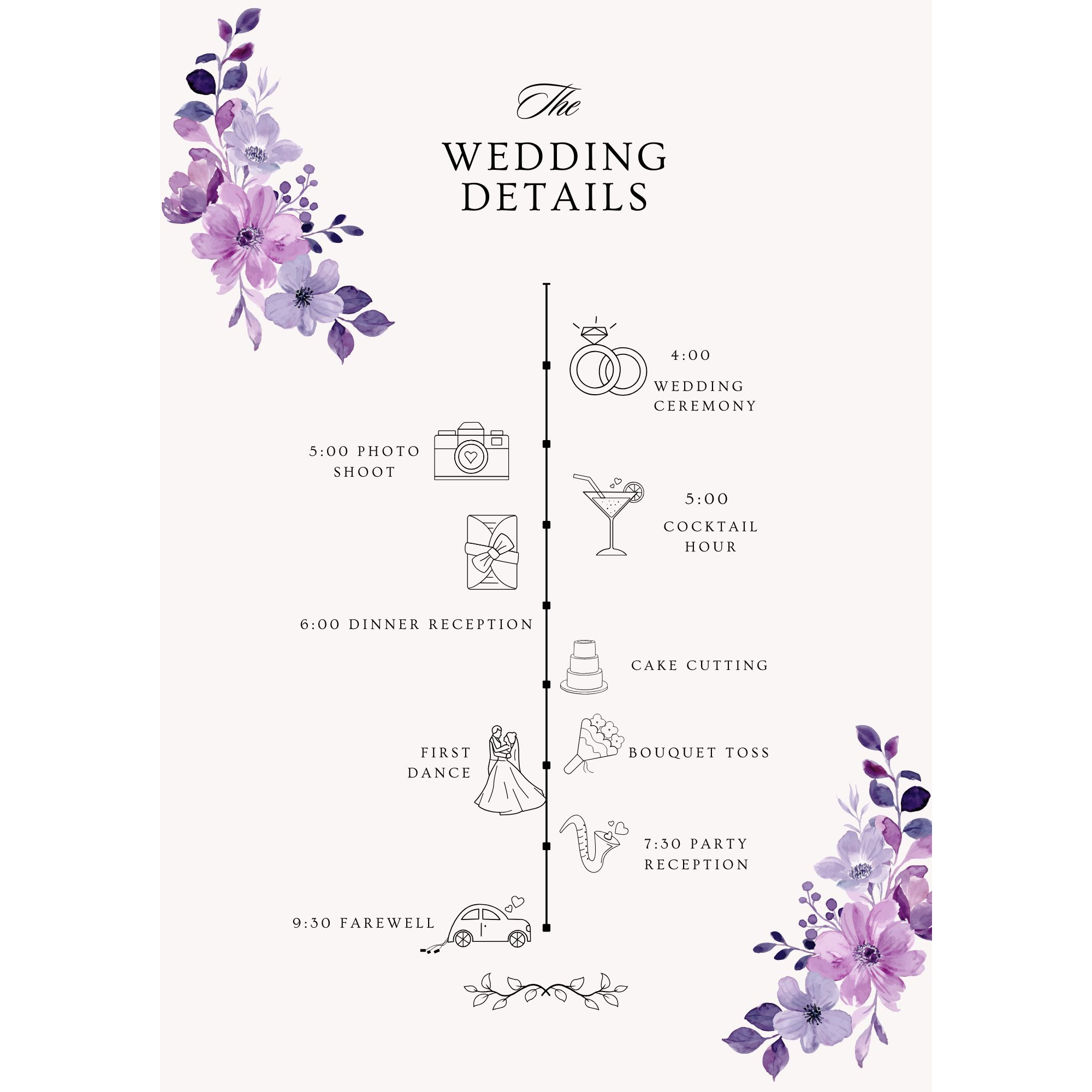 Wedding Timeline