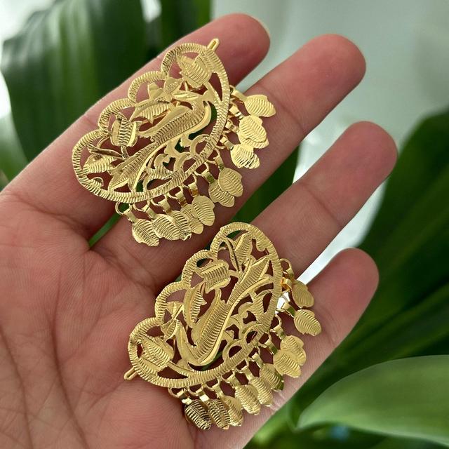 Punjabi traditional piple patti hair pins/punjabi hair accessories/gold hair pins/traditional punjabi jewelry/indian hair accessories/piple