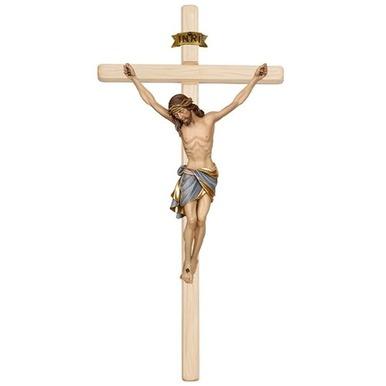 Light Wood Siena Hand Carved Italian Wall Crucifix