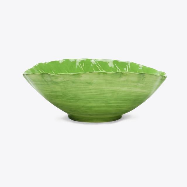 Tory Burch Lettuce Ware Serving Bowl, Green