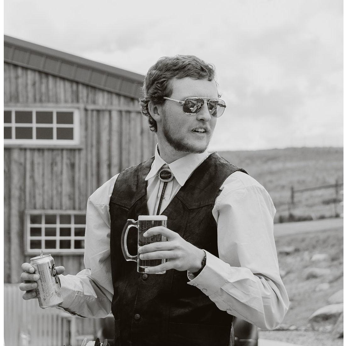 Evan's favorite photo from my brother's wedding