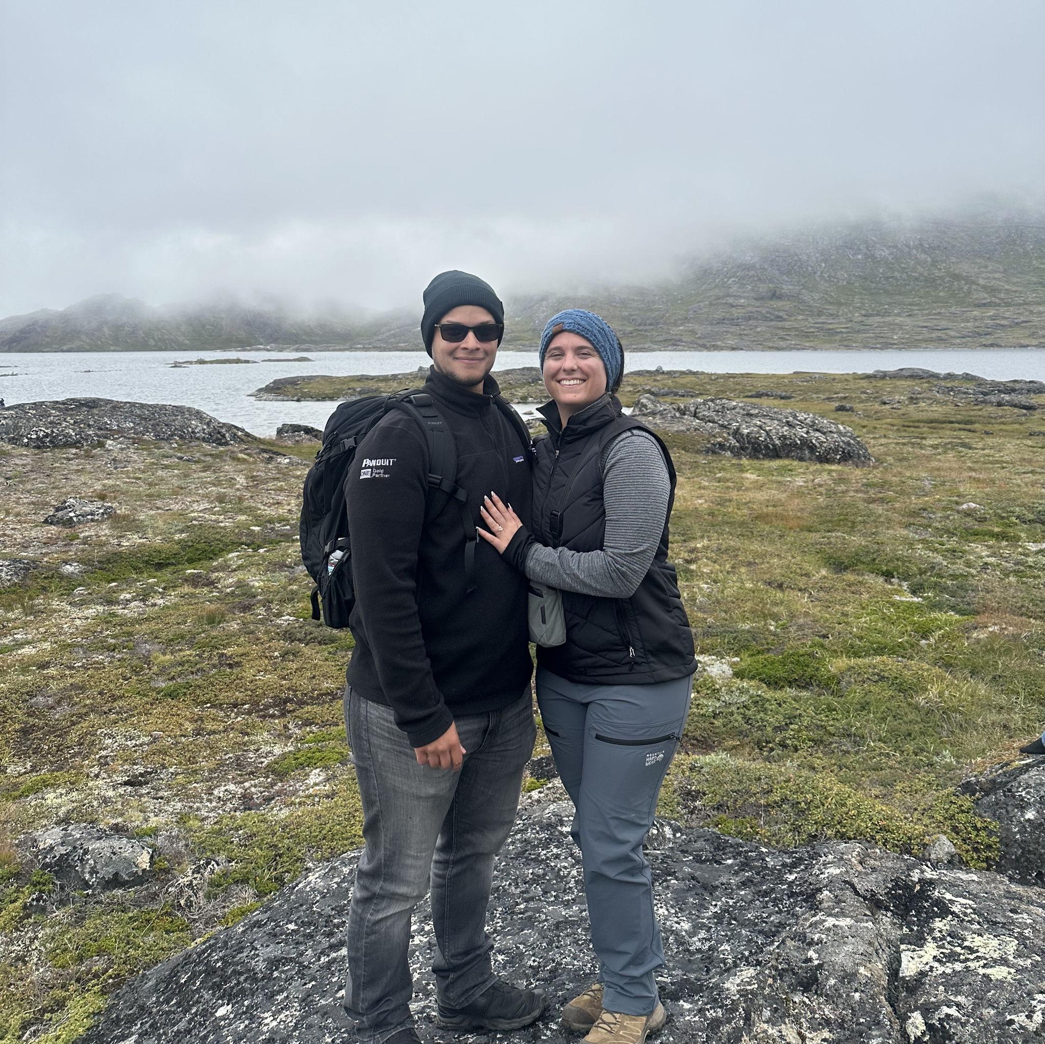 Our first picture engaged!