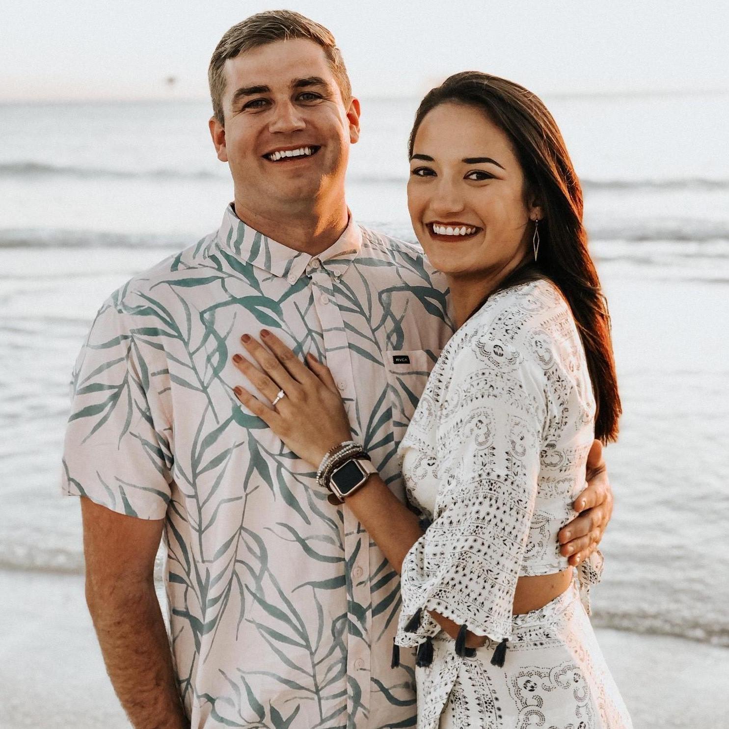 Right after we got engaged on the beaches on Anna Maria Island