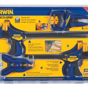 IRWIN QUICK-GRIP Clamp Set, 8 Piece, 4935502