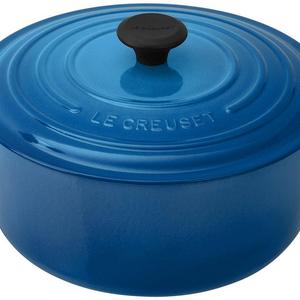 Le Creuset of America - Le Creuset Signature Enameled Cast-Iron 7-1/4-Quart Round French (Dutch) Oven, Marseille