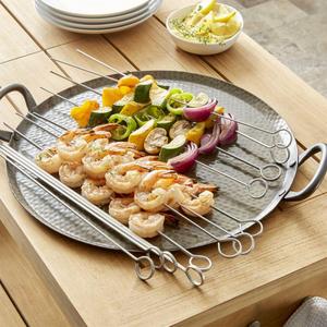 Set of 12 Non-Stick Barbecue Skewers