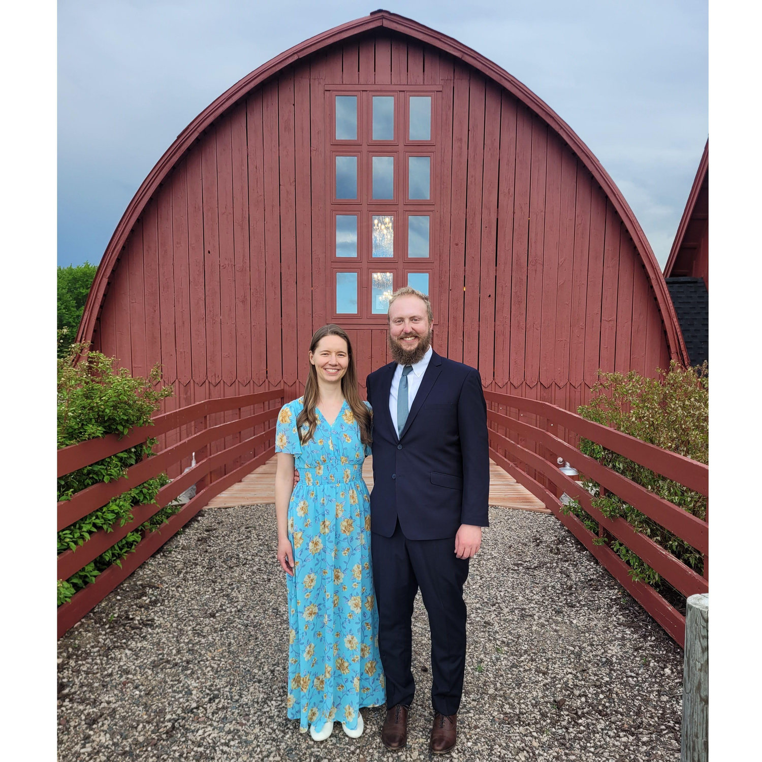 At Andy's friend Jon and Amanda's wedding in May 2024