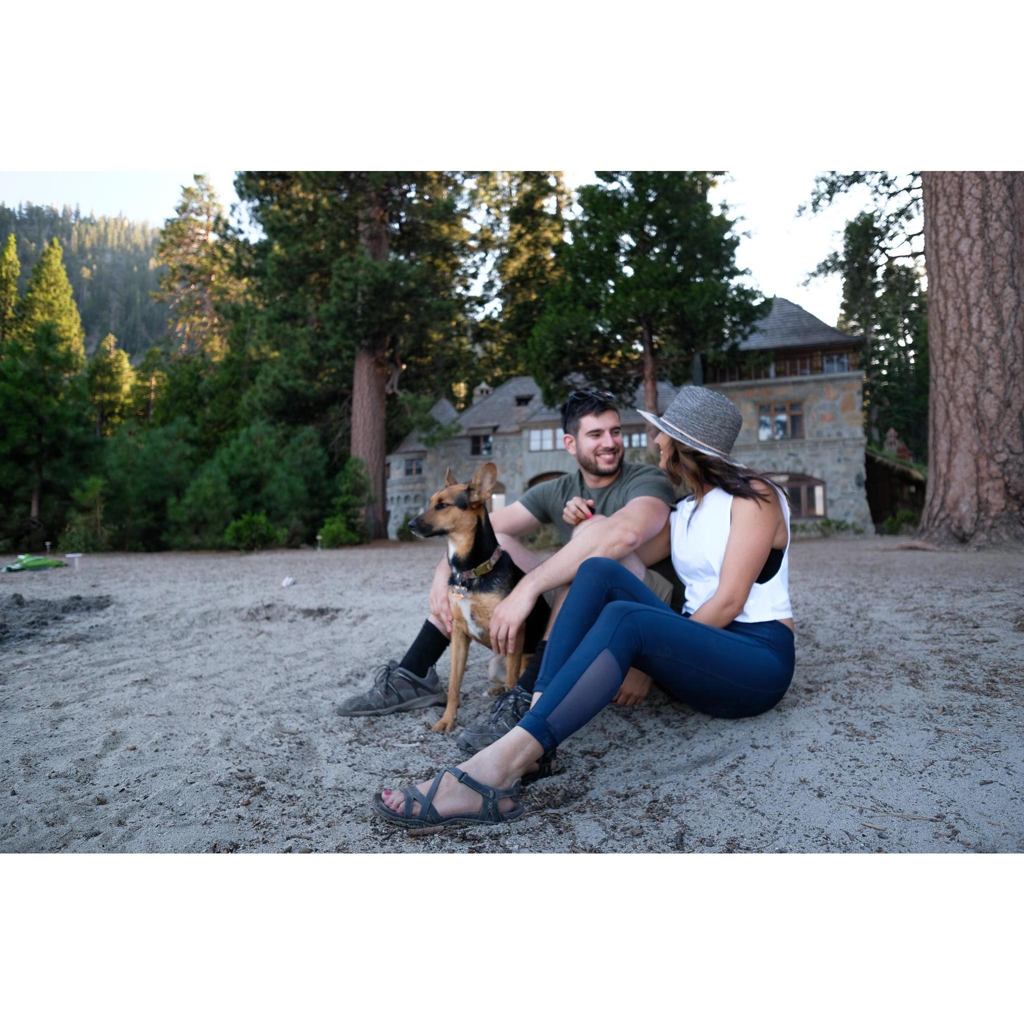 Self-photoshoot in Vikingsholm in South Lake Tahoe :)