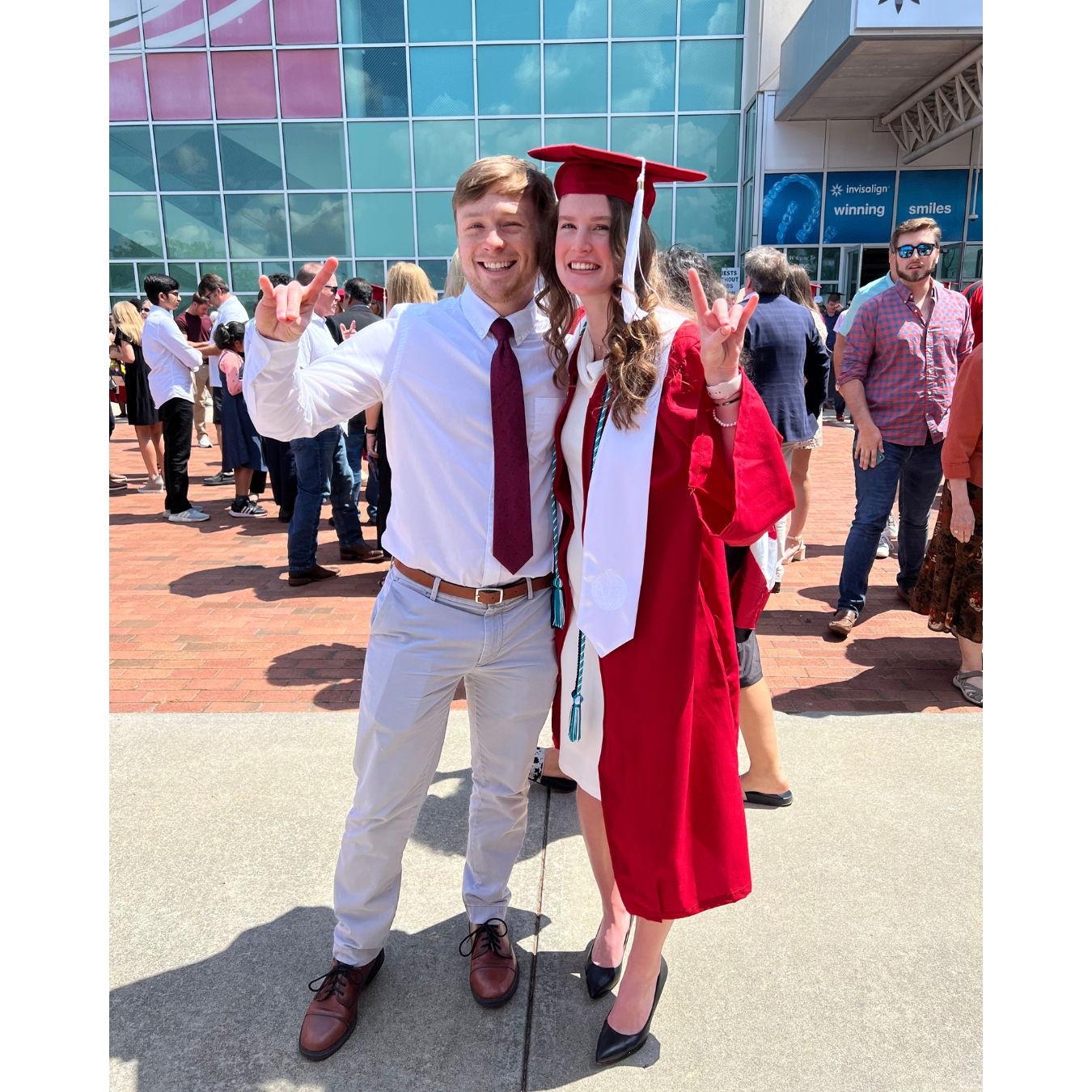 Ali’s graduation from NC State! May 2023