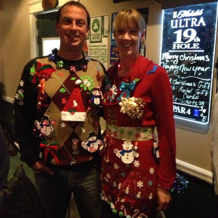 ugly sweater party, of course