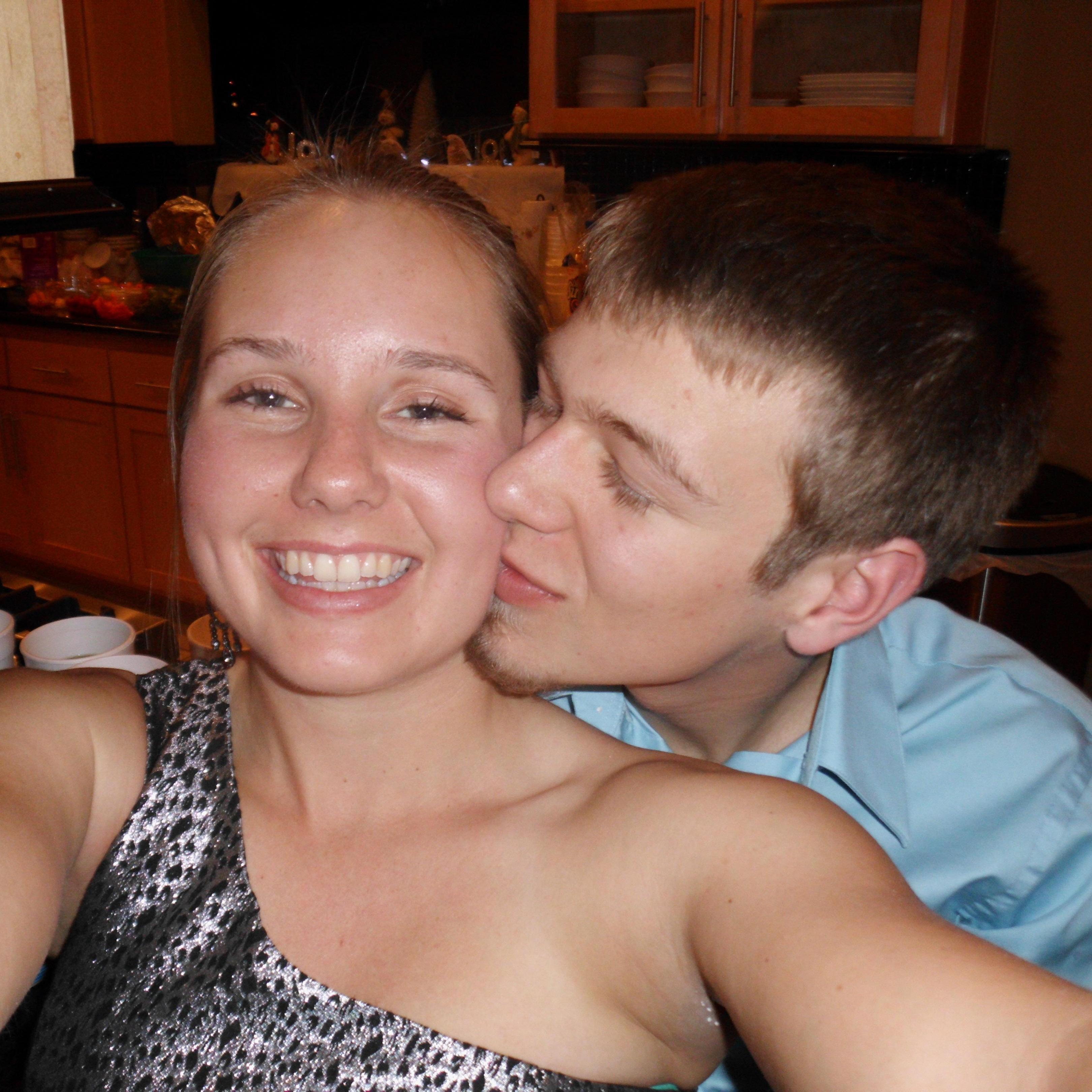 We like to dress up for fancy dinners with friends!