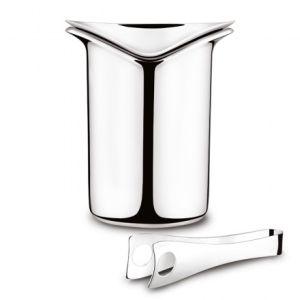 Georg Jensen  ICE BUCKET W/TONGS, STAINLESS