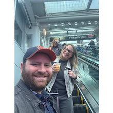 We very much enjoy airport drinking!