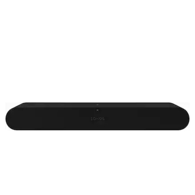 Sonos - Ray All-in-One Soundbar for TV and Music - Black