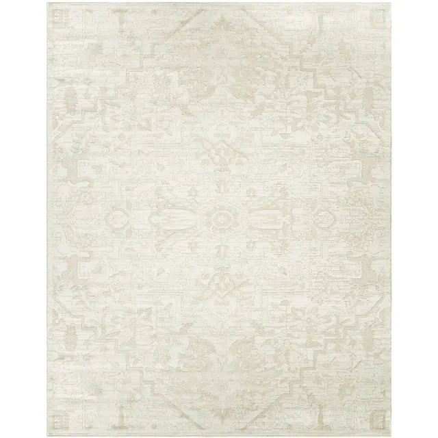 Nourison Dekor 7'10" x 9'10" Ivory Vintage Indoor Area Rug