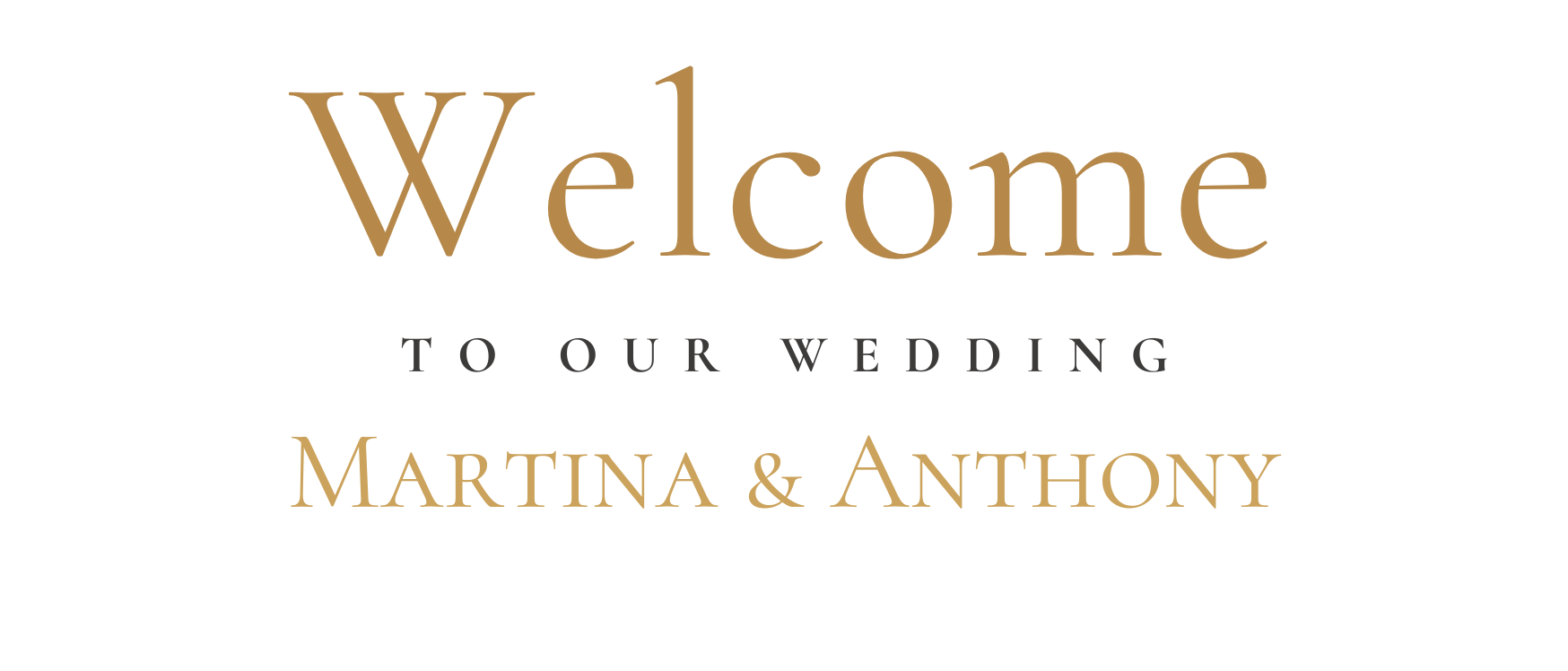 The Wedding Website of Martina Hall and Anthony Bierton