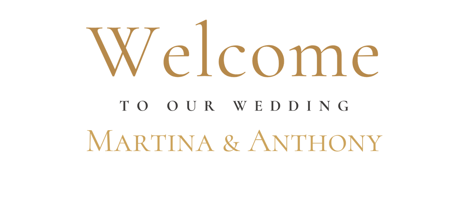 The Wedding Website of Martina Hall and Anthony Bierton