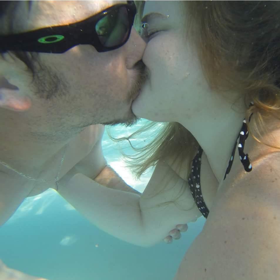 My Prince kissing his Mermaid!