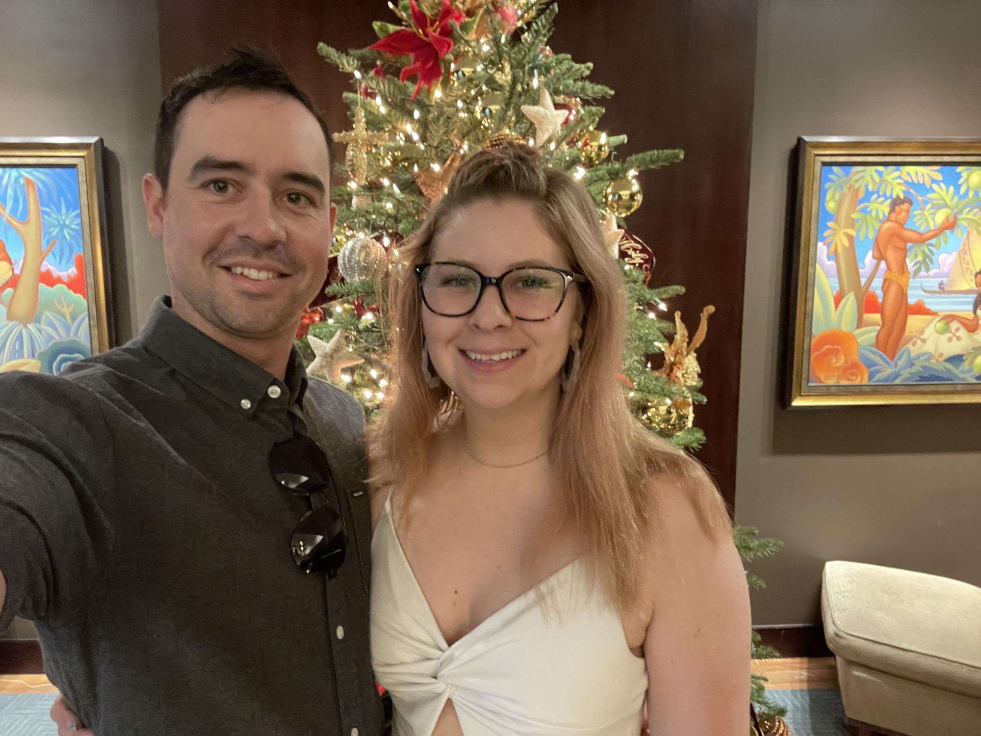 At our hotel in Waikiki, December 2021.