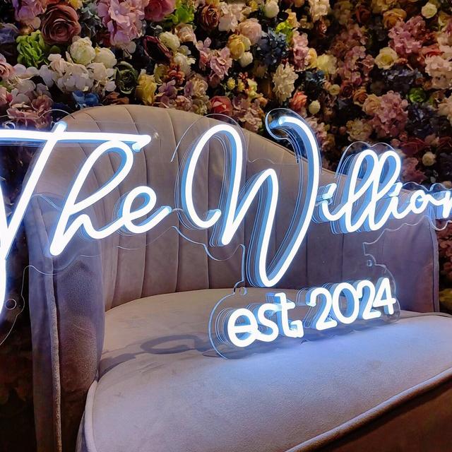 Wedding Neon Sign Custom/Neon Light for Home Decor/Neon Sign Wedding/Neon Name Sign for Wedding Decor/Led Sign/Wedding Decor