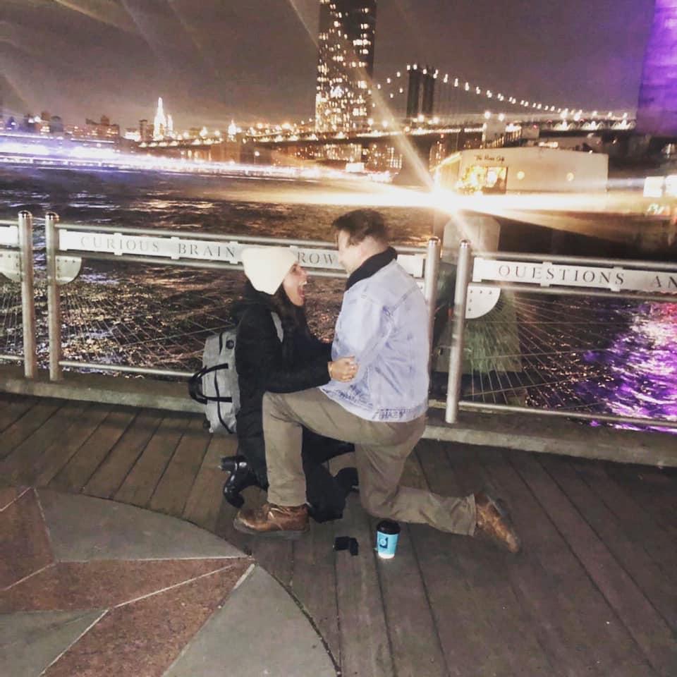 A surprise proposal.