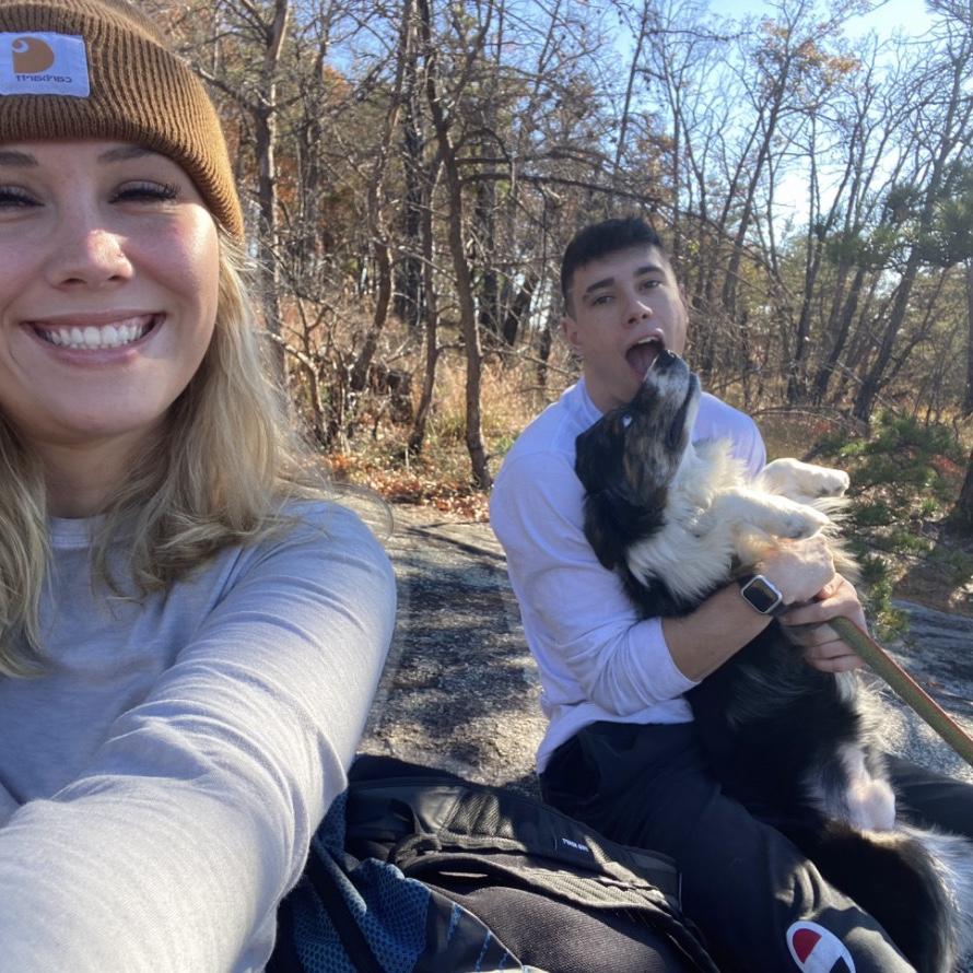 This sums up Blake and Boone’s personality in a pic.