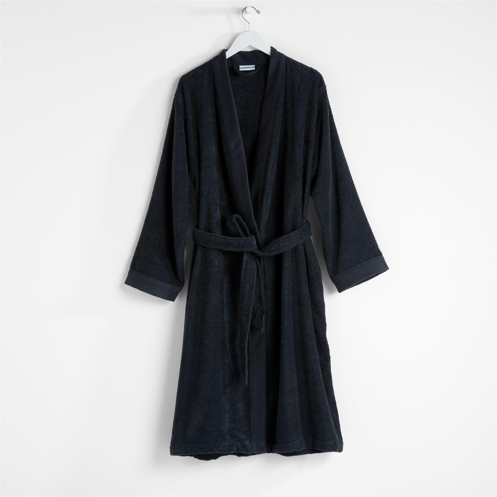 Crate and Barrel, Organic Turkish Cotton Bathrobe Zola