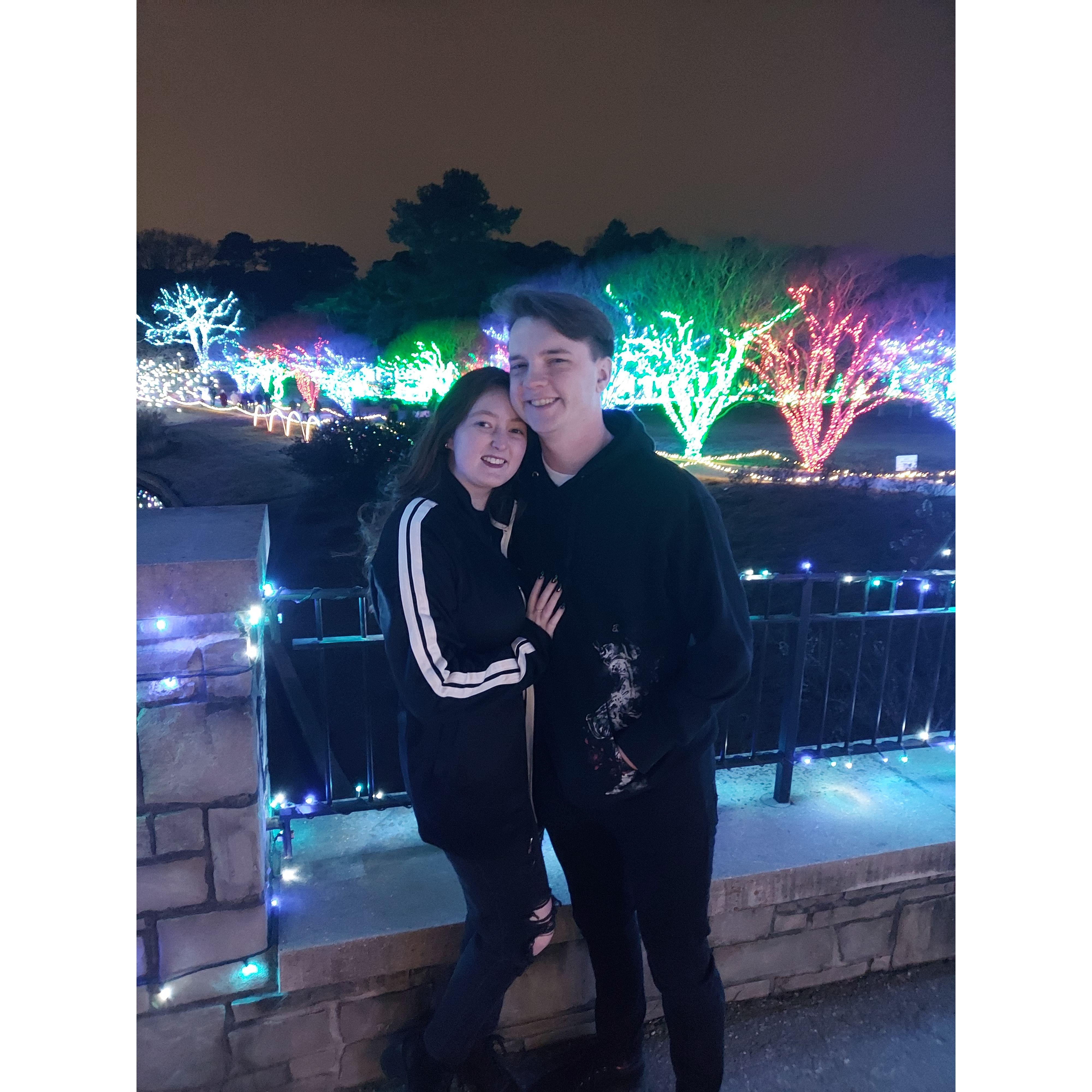 January Trip to the Norfolk Botanical Garden Light Show