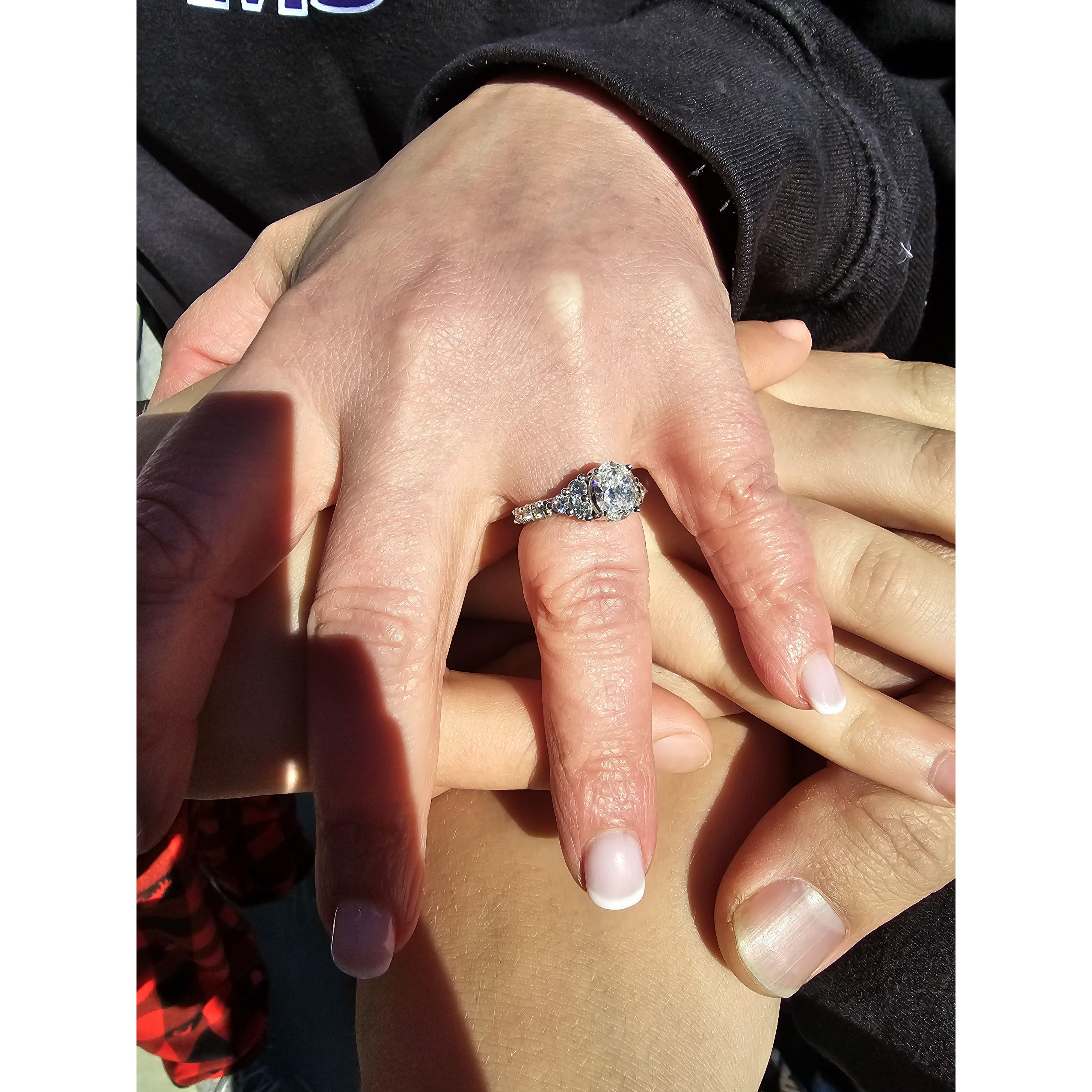 The ring that will bind these hands together in love forever