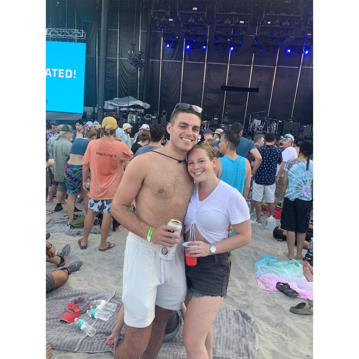 Sam's first Phish show, Adam's 300th. Kidding... but a lot.