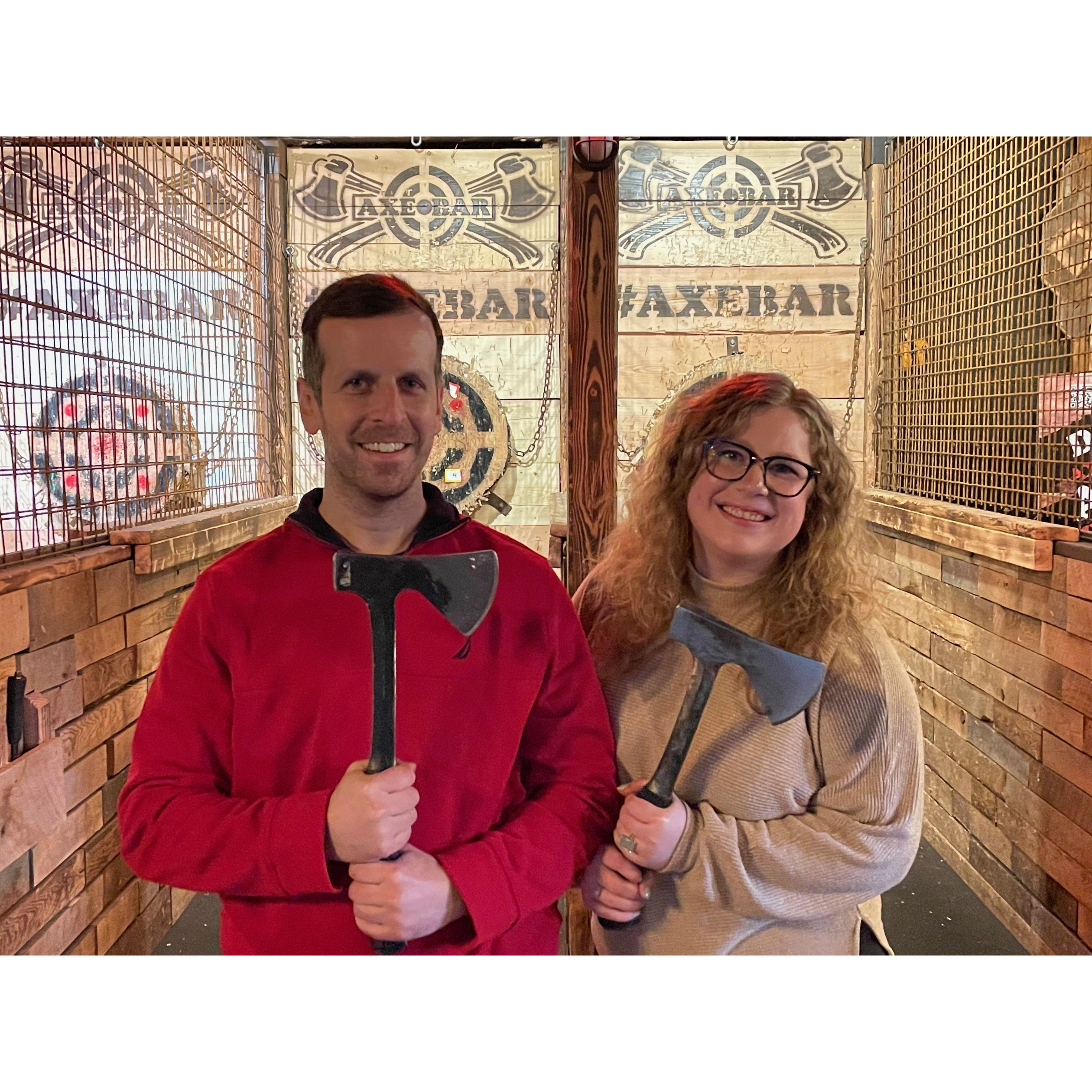 Axe throwing in Providence